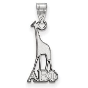 Sterling Silver Alpha Epsilon Phi Small Pendant